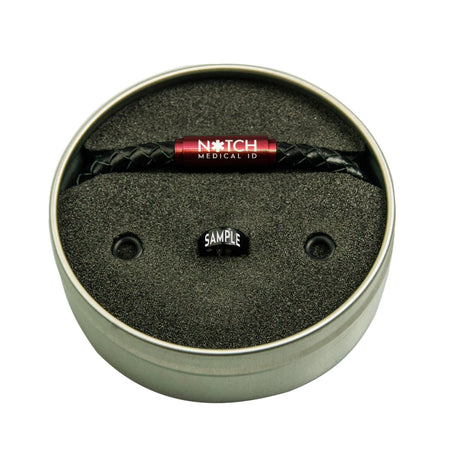 Emergency Contact Medical ID NOTCH Charm (ICE)