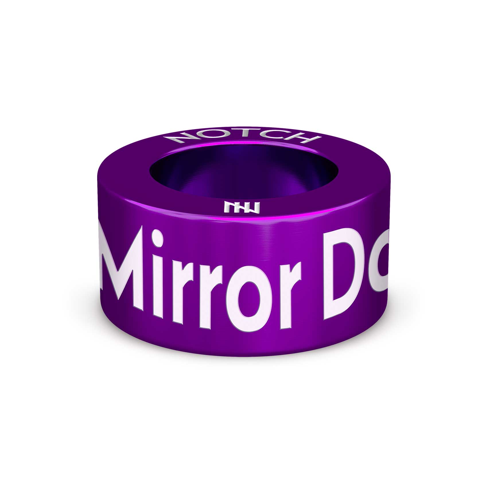 Mirror Dog Notch Charm