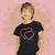 Women's Pink Heart T-Shirt
