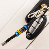 Sustainable OceanYarn NOTCH Tale - Natural with blue aluminium ends