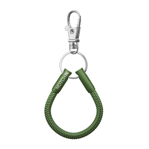 Green Cord NOTCH Loop with green aluminium ends