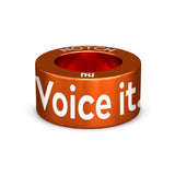 Voice It. Own It. Eat It. NOTCH Charm