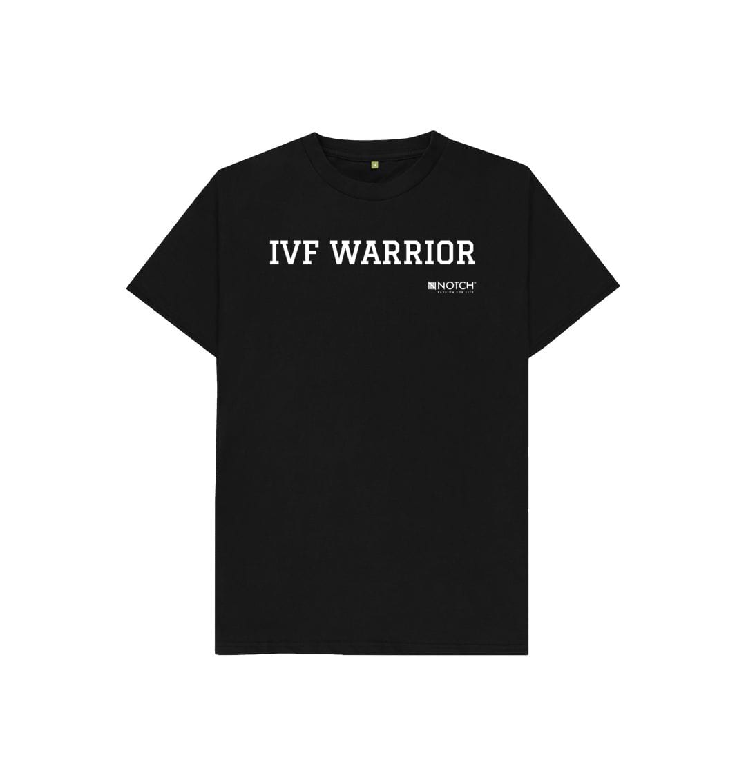Black Kid's IVF Warrior T-Shirt