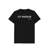 Black Kid's IVF Warrior T-Shirt