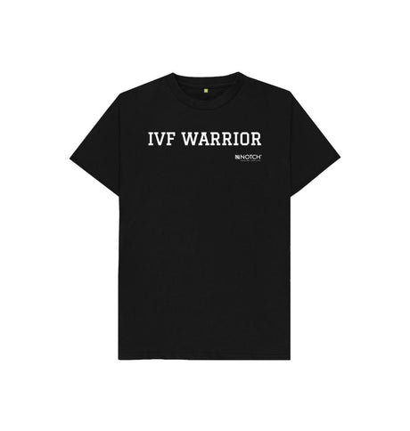 Black Kid's IVF Warrior T-Shirt