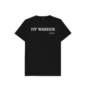 Black Kid's IVF Warrior T-Shirt