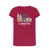 Cherry London 26.2 White Text Women's T-Shirt