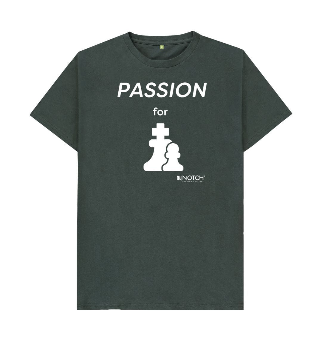 Dark Grey Men's Passion For Chess