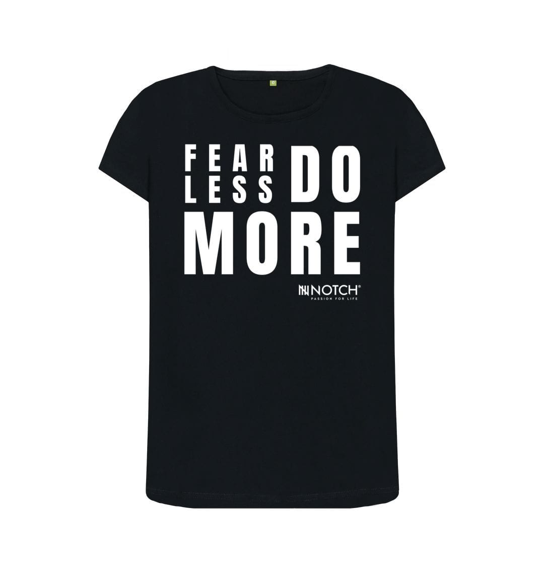 Black Women's Fearless Do More Notch T-Shirt