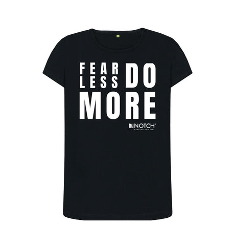 Black Women's Fearless Do More Notch T-Shirt