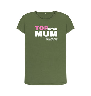 Khaki Top Notch Mum T-Shirt
