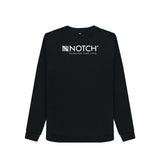 Black Women's Notch Logo Jumper