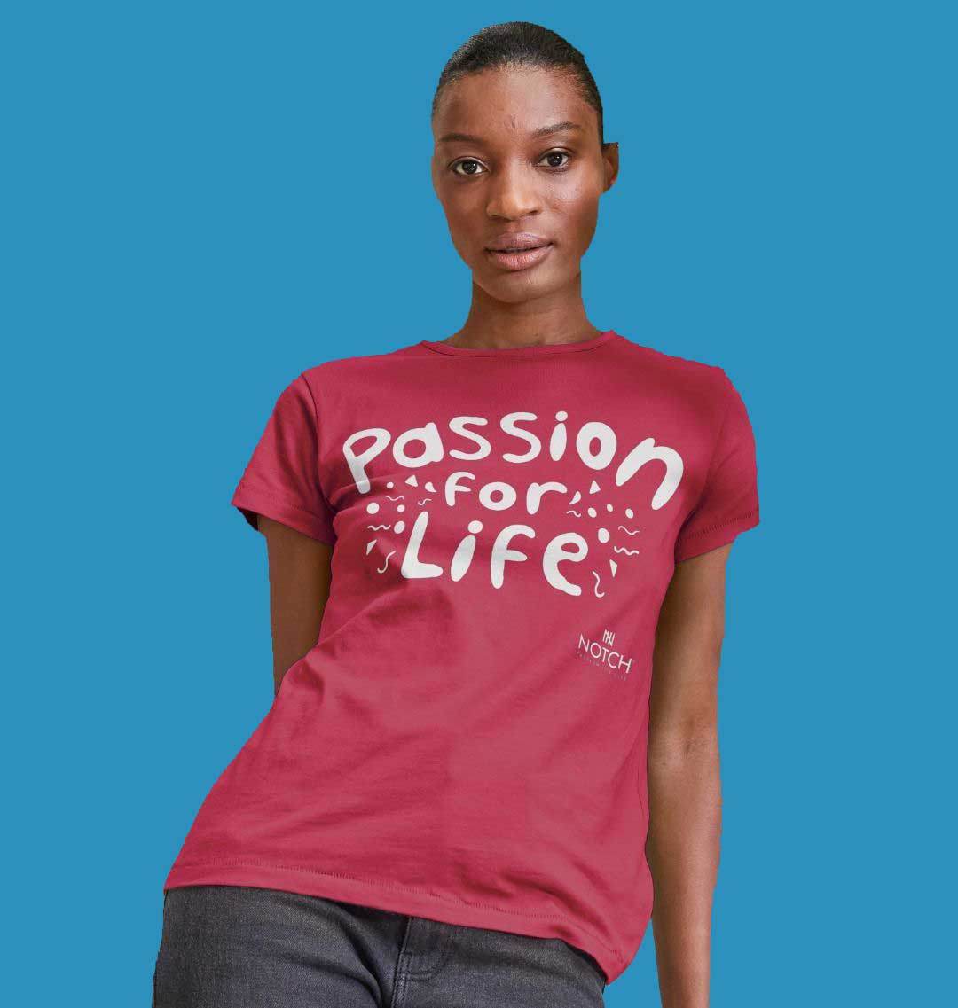 Women's Bubble Passion for Life T-Shirt