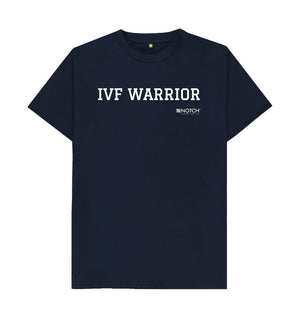Navy Blue Men's IVF Warrior T-Shirt