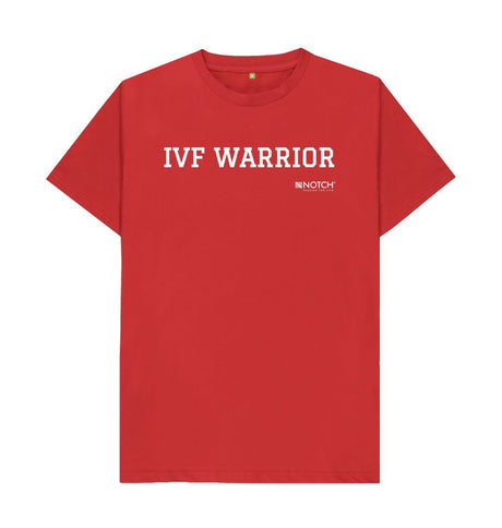 Red Men's IVF Warrior T-Shirt