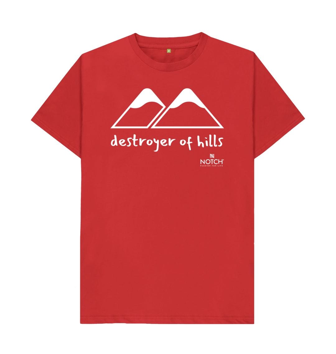 Red Men's Destroyer of Hills T-Shirt