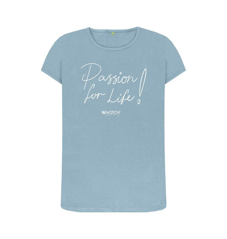 Stone Blue Women's Passion For Life T-Shirt