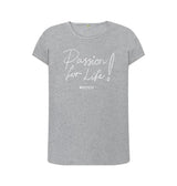 Athletic Grey Women's Passion For Life T-Shirt