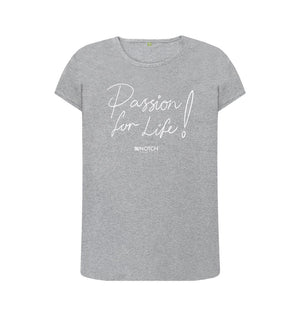 Athletic Grey Women's Passion For Life T-Shirt