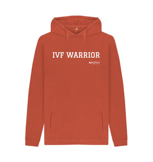 Rust Men's IVF Warrior Hoodie