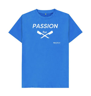 Bright Blue Men's Passion For Rowing T-Shirt