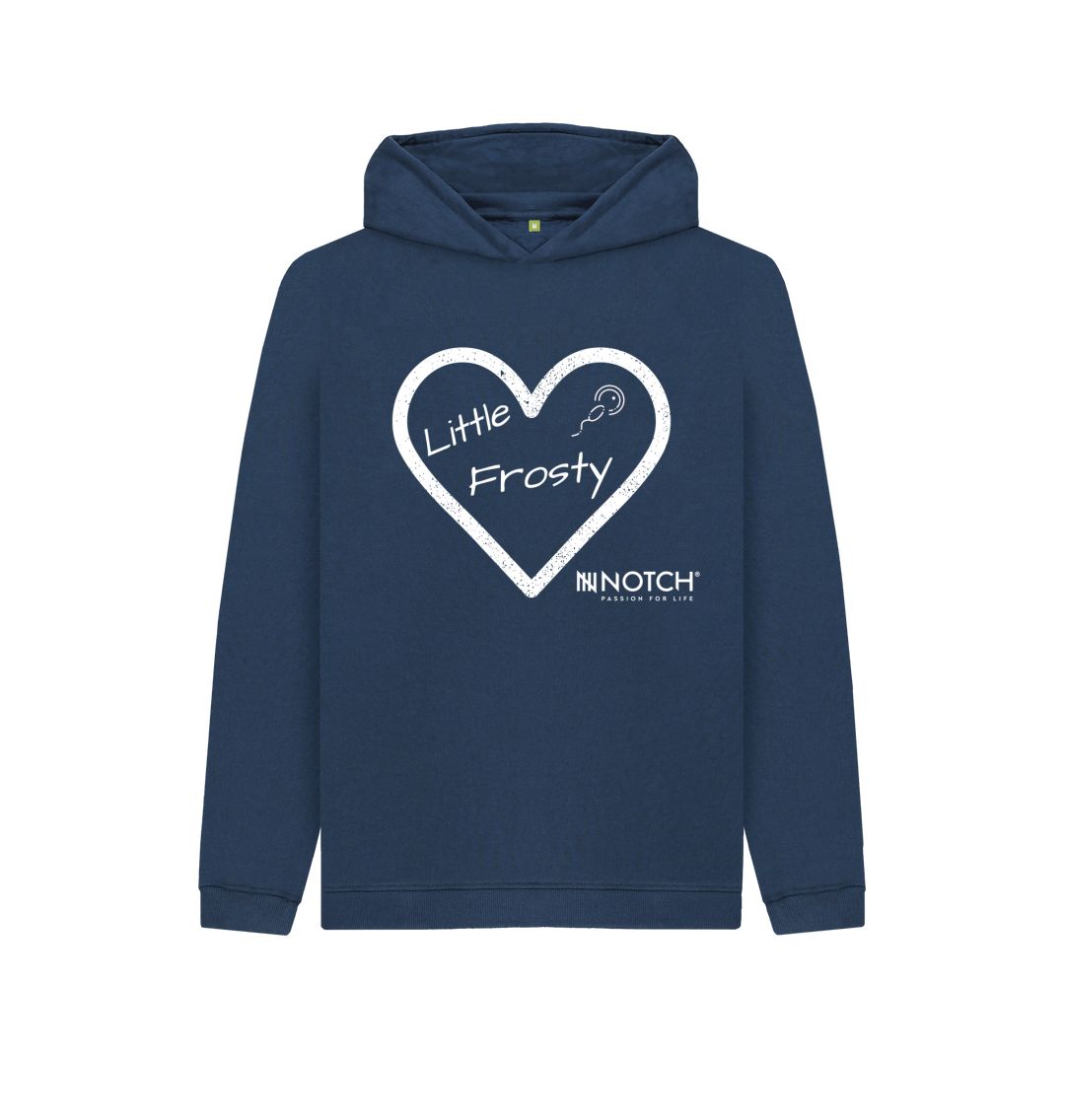 Navy Blue Kid's Little Frosty IVF Hoodie
