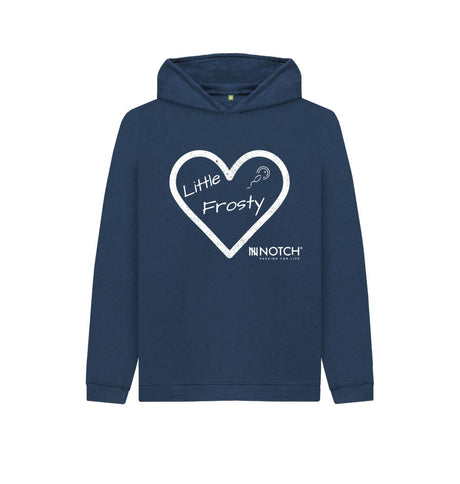 Navy Blue Kid's Little Frosty IVF Hoodie