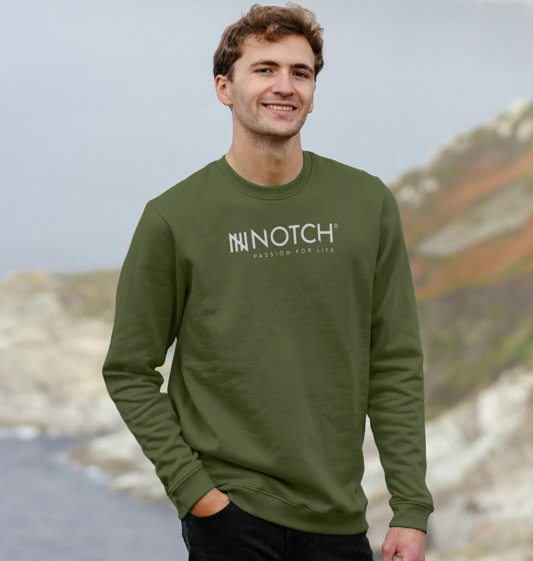 Men's Notch Logo Sweater