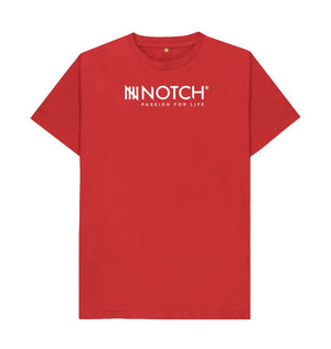 Red Men's Notch Logo T-Shirt