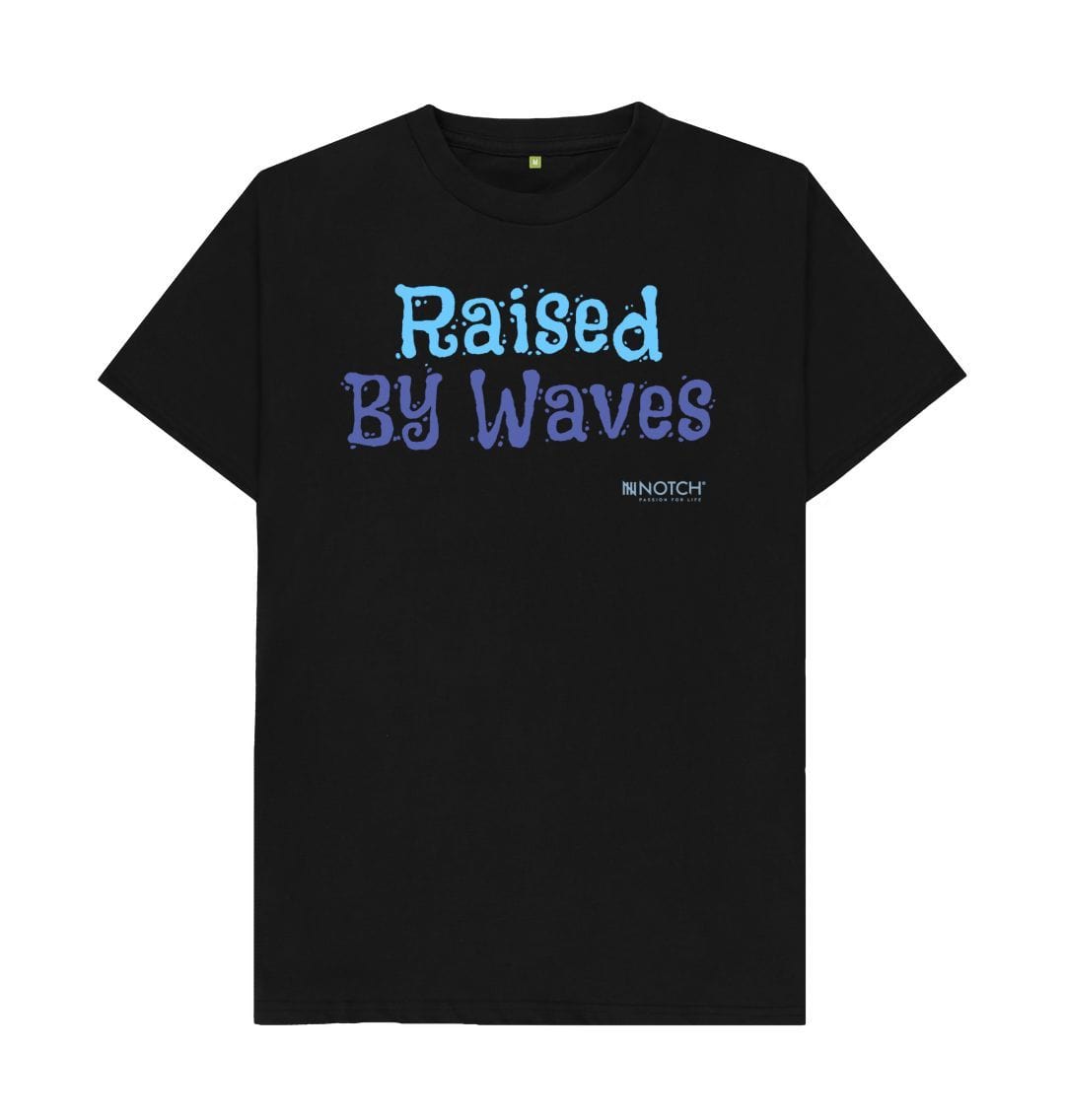 Black Man's Raised By Waves T-Shirt