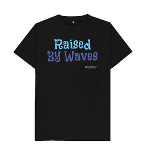 Black Man's Raised By Waves T-Shirt