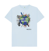 Sky Blue Men's Run The World T-Shirt