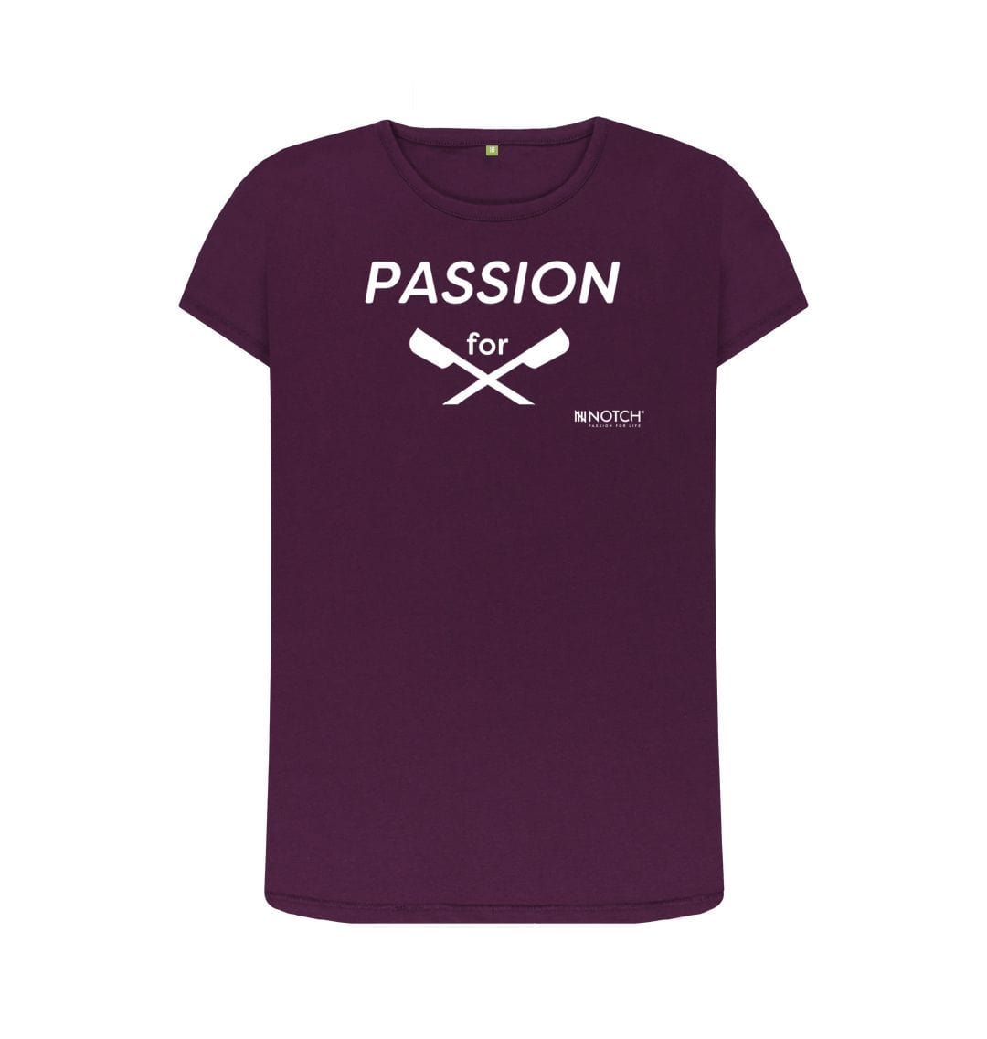 Purple Women's Passion For Rowing
