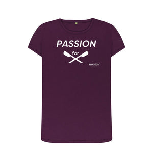 Purple Women's Passion For Rowing