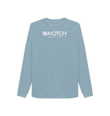 Stone Blue Women's Notch Logo Jumper