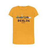 Mustard Berlin 25.2 Black Text Women's T-Shirt