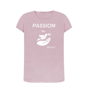 Mauve Women's Passion For Peace T-Shirt