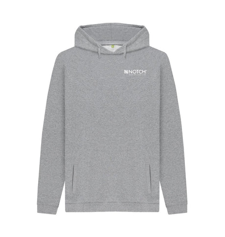 Light Heather Men's Small Logo Notch Hoodie