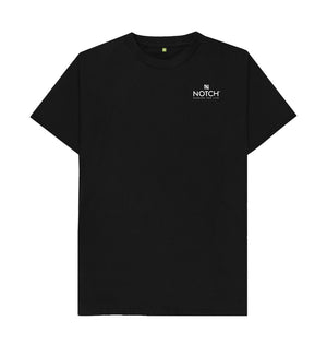 Black Men's Small Notch Logo T-Shirt