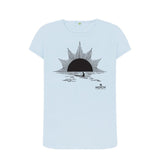 Sky Blue Women's Sunset T-Shirt