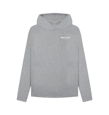 Athletic Grey Women's Small Logo Notch Hoodie