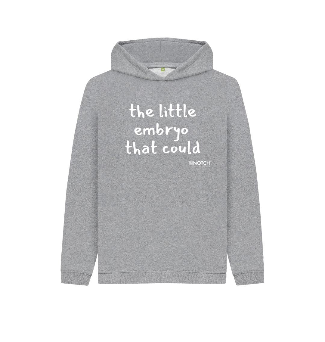 Athletic Grey Kid's Little Embryo Hoodie