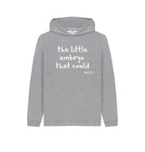 Athletic Grey Kid's Little Embryo Hoodie