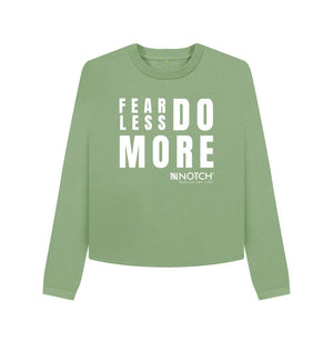 Sage Fear Less Do More Boxy Jumper