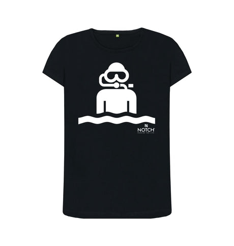 Black Women's Diver T-Shirt