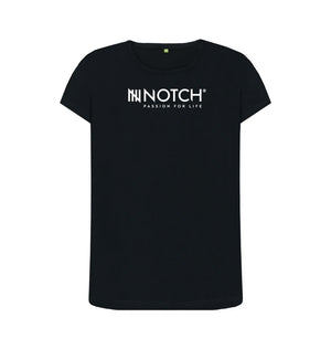 Black Women's Notch Logo T-Shirt