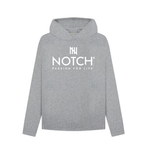 Athletic Grey Women's Relaxed Fit Notch Hoodie