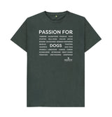 Dark Grey Men's Passion For Dogs T-Shirt
