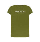 Moss Green Women's Notch Logo T-Shirt