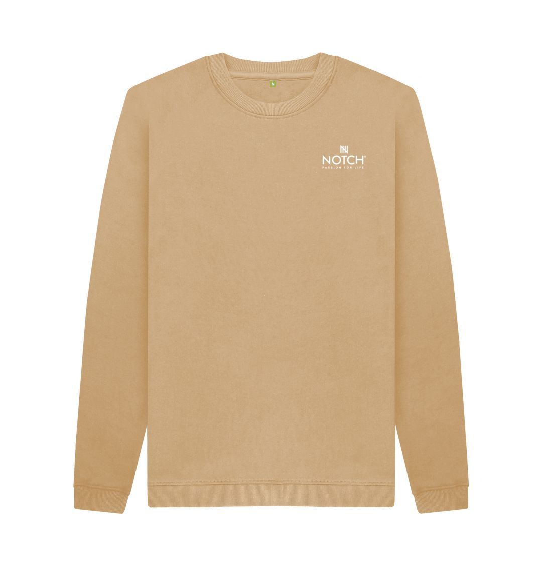 Sand Men's Small Notch Logo Sweater